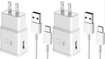 2PACK Fast Wall Charger + Type-c Cable For Samsung Galaxy A10E A12 A32 A42 A72. Fixed Price $14.99.