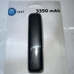 Onn Portable Battery Power Bank, 3350 Mah, Black Smart Phones Tablets Usb Charge. Fixed Price $16.88.