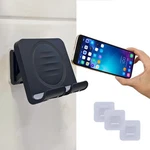 Geyitafum Shower Phone Holder Upgraded, Removable Wall Mounted Black. Fixed Price $13.63.