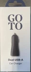 Goto Dual Usb Car Charger, 24W Port Fast Devices Iphone 13 12 11 Pro. Fixed Price $6.99.
