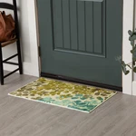 Mohawk Home Aurora Radiance Aqua Abstract Floral Accent Area Rug 18X210. Fixed Price $33.99.