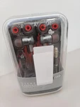 Noise Isolating Stereo Bass Earphones With Mic Gray. Fixed Price $12.59.