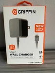 Griffin Powerblock Wall Charger 3.0 Amp With Ft. Usb-c Cable GRAY(NA42154). Fixed Price $24.99.