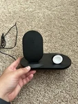 Belkin 3 1 Wireless Charging Station For Iphone - Black. Fixed Price $50.00.