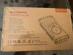 Goodaaa Solar Power Bank 36000MAH Built In 4 Cables Outputs Model PN-W22 Nib. Fixed Price $32.50.