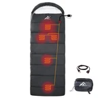 Rectangular Heated Sleeping Bag With 5 Heating Zones, Usb Powered, No Battery. Fixed Price $104.27.