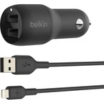 Belkin CCD001BT1MBK Boostcharge Dual Usb-a Car Charger 24W To Cable. Fixed Price $33.19.