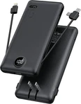 Vrurc Portable Charger Built-in Cables And Ac Wall Plug, Usb Power Bank 10000M. Fixed Price $15.99.