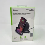 Belkin Boost Charge 10W Qi Wireless Charging Stand W/ Bluetooth Speaker Mic. Fixed Price $29.75.