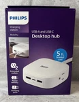 Philips 5FT Desktop Charging Station With Usb-a & Usb-c White. Fixed Price $19.99.