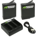 Wasabi Power Battery (2-PACK) And Charger For Gopro HERO7, HERO6, HERO5 Black. Fixed Price $20.99.