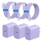 Apple Iphone 17 16 15 Charger Fast Charging 3+3PACK 20W Usb Wall With. Fixed Price $40.09.