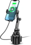Upgraded Cup Phone Mount Wireless Charger,universal Cell Holder Car. Fixed Price $53.99.