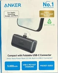 Anker Nano 5000MAH 22.5W Power Bank W/ Built-in Usb-c Connector. Fixed Price $18.15.