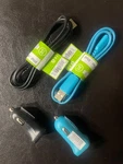 Hottips Charging 3' Cable And Car Charger Plug. Fixed Price $5.00.