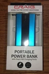 Craig 6600 Mah Dual Usb Portable Power Bank With Charging Ports. Fixed Price $22.25.