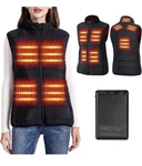Ksfjzf Women Heated Vest With 10000MAH Power Bank - Sleeveless Heating. Fixed Price $49.99.