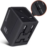Hypergear All-in-one World Travel Adapter Black, Compatible With 150+ Countries. Fixed Price $22.72.