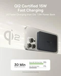 Baseus Magsafe Portable Charger Iphone 10,000MAH 15W Magnetic Power Bank Black. Fixed Price $42.92.