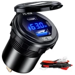 Batige Pd 45W Usb Quick Charger 18W 3.0 Socket Waterproof With .... Fixed Price $22.19.