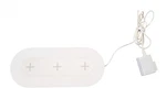 Ikea Nordm Rke 3-DEVICE Wireless Charger White Qi Certified Charging Pad. Fixed Price $14.40.
