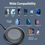 Ravpower 10W Qi Wireless Charging Pad For Iphone/samsung/android Devices. Fixed Price $24.99.