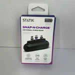 Statik Snap-n-charge Universal Portable Charger Power Bank 3,000MAH Black New!. Fixed Price $9.50.
