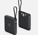 Vrurc 10000MAH Power Bank Black 4 Built-in Cables Fast Charge Led Display T1173. Fixed Price $19.99.