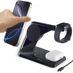 3 1 Charging Station For Apple Devices, Mag-safe Charger Stand, Wireless. Fixed Price $46.91.