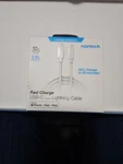 Naztech Usb To Lightning Charger Cable 12FT Apple Mfi Certified Data Sync White. Fixed Price $6.99.