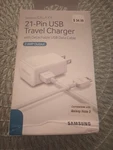 Samsung 21-PIN Usb Charger W/ Data Cable Galaxy Note 3, SAMN900VTVL. Fixed Price $20.00.
