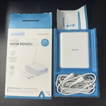 Anker 100W 4-PORT Type-c Charging Station With Power Delivery-usb-c Charger. Fixed Price $45.00.