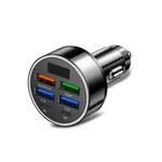 Car Charger 6 Port Cigarette Lighter Adapter Led Voltage Monitor (4USB+ 2.... Fixed Price $8.40.