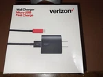 Oem Verizon Logo Micro-usb Fast Home Charger For Samsung Motorola Lg Htc Tablets. Fixed Price $17.75.