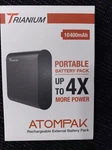 Trianium 10400MAH Portable Battery Pack - Rechargeable External. Fixed Price $25.00.