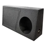 Power Qbomb 10 Inch Single Vented Subwoofer Box With Black Bedliner Spray. Fixed Price $103.40.