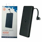 New Motorola P4000 Universal Portable Power Pack Rapid Battery Charger 4000MAH. Fixed Price $18.99.