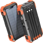 Goodaaa Portable Charger 42800MAH Solar Power Bank Orange - Pack. Fixed Price $28.49.