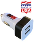*made In Usa* Premium Dual Usb Car Charger 24W IPHONE17 16 15 14 Galaxy Black. Fixed Price $14.99.