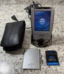 Dell Axim X5 Pda Palm Pilot Pocket Pc With Stylus Charging Cradle And Case Works. Fixed Price $40.00.