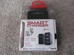 Tzumi Hypercharge Smart Charger 2 Usb PORTS/1 Qc 3.0 Ports/built-in Folding. Fixed Price $29.98.