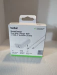Belkin Boostcharge 42W Dual Wall Charger + Usb-c To Cable New. Fixed Price $24.95.