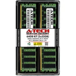 A-tech 64GB 2X32GB 2RX4 PC4-19200 DDR4 Ecc Load Reduced Lrdimm Server Memory Ram. Fixed Price $341.98.