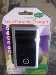 Concept Green Portable Solar Phone Charger 3500MAH Battery Silver CGS3500-S. Fixed Price $7.99.