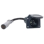 Universal Vehicle 6-WAY Round 7-WAY Rv Blade Trailer Wiring Adapter Connector. Fixed Price $29.99.