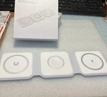 3IN1 Wireless Charger Foldable Mat Pad For Apple Watch Air Pods Iphone 14 Max. Fixed Price $11.00.