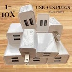 Dual Usb Charger Wall Plug Fast Charging Cube For Iphone Samsung Universal Lot. Fixed Price $41.70.