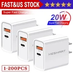 Mesmart Usb A+c Fast Wall Charger Block For Cell Phone Ipad Universal Lot. Fixed Price $58.96.
