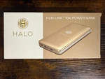 Halo Hub Link 10K Power Bank Silver Fast Charging Pocketable New. Fixed Price $22.00.