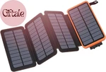 Solar Charger 25000MAH, Outdoor Usb Portable Power Bank With 4 Panels, 3. Fixed Price $50.56.